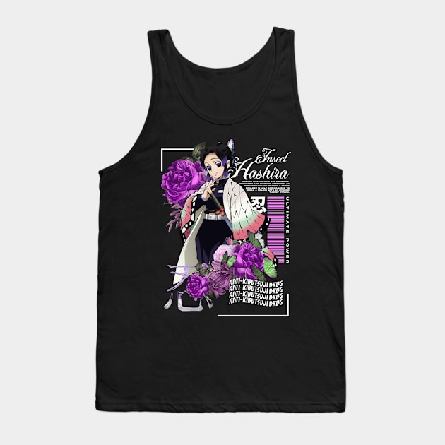 Shinobu Demon Slayer Tank Top by WahomeV